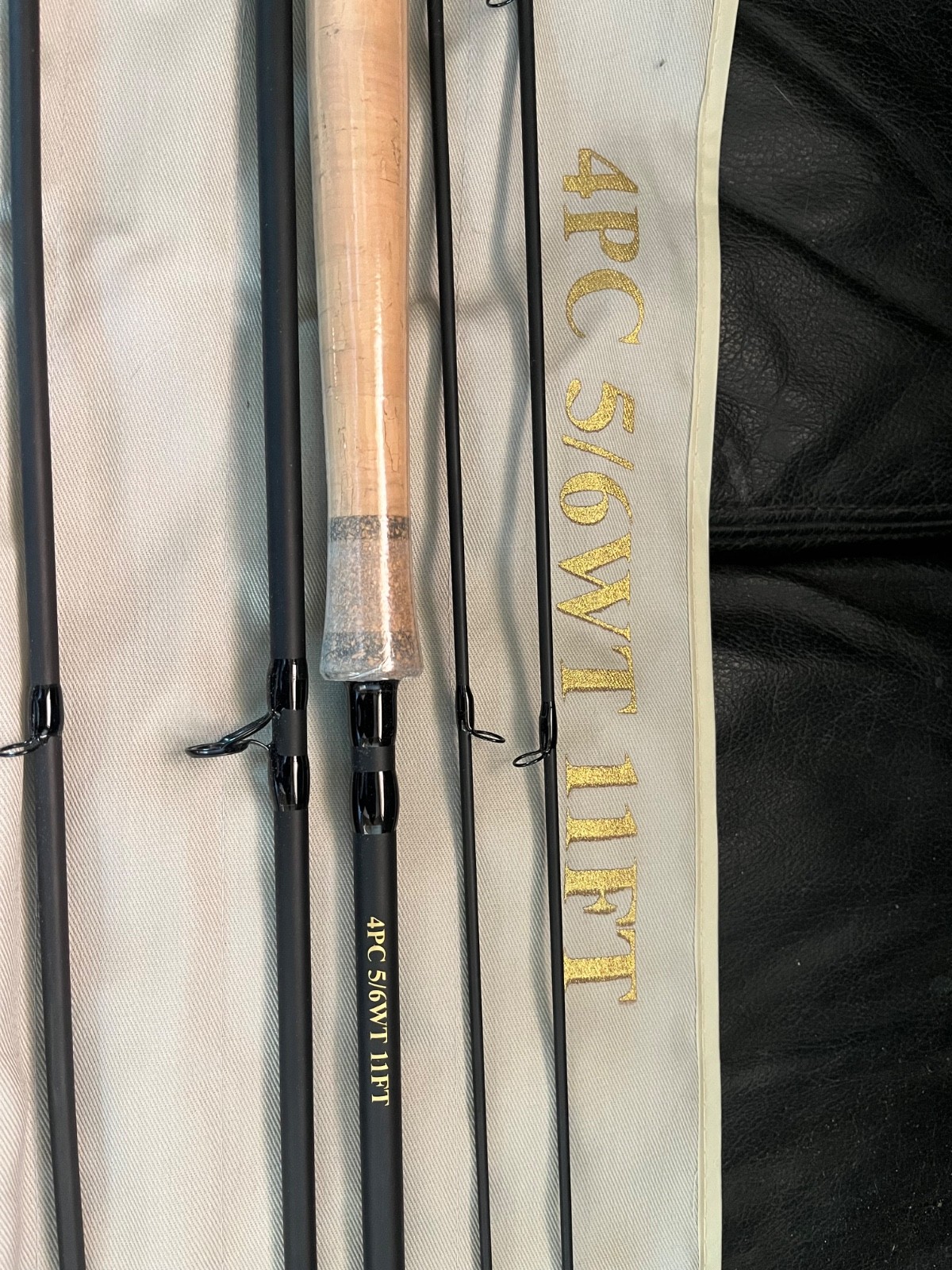 Fly Fishing Switch Rod 11ft 5/6 weight / carbon fiber /matte black
