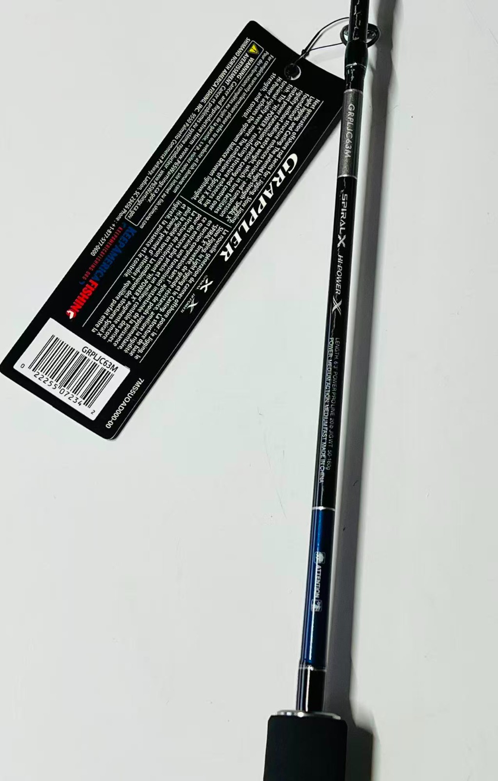 Shimano GRAPPLER TYPE LJ GRPLJC63M – 6’3″ Saltwater, Casting Jigging Rod – New