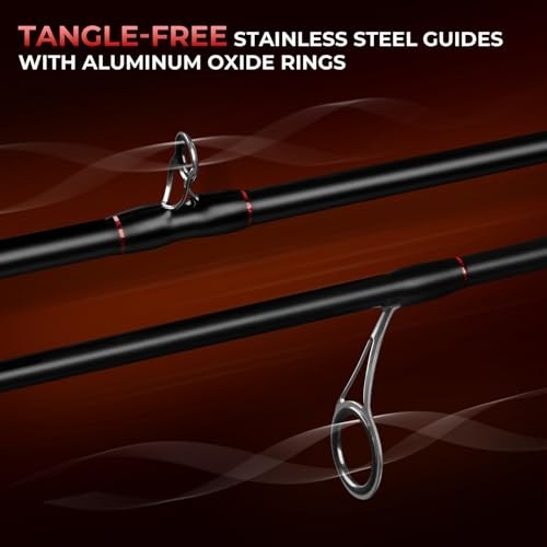 Brutus Spinning Rods & Casting Fishing Rods, IM6 Graphite Blanks, 2-Piece