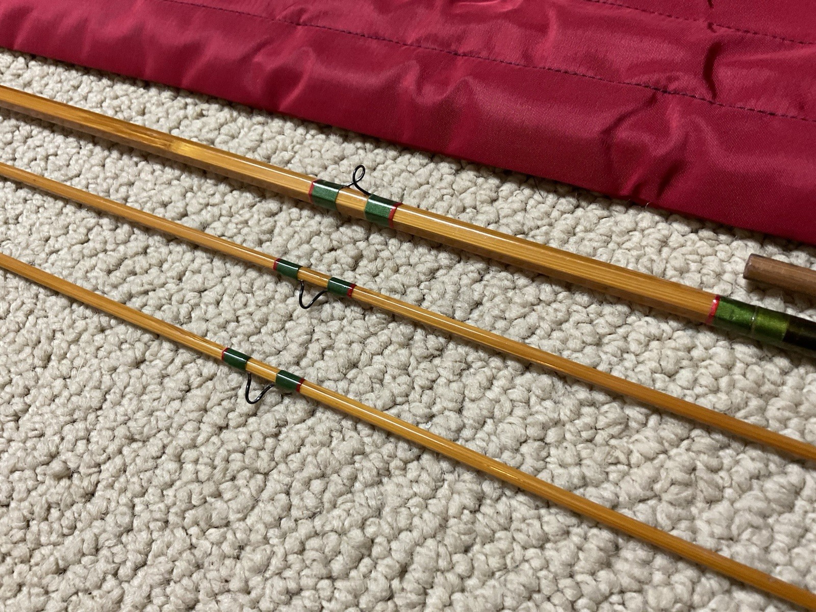 Pezon Et Michel Ritz “Super Marvel-Type Hans” Parabolic Bamboo Fly Rod 7’ 3”
