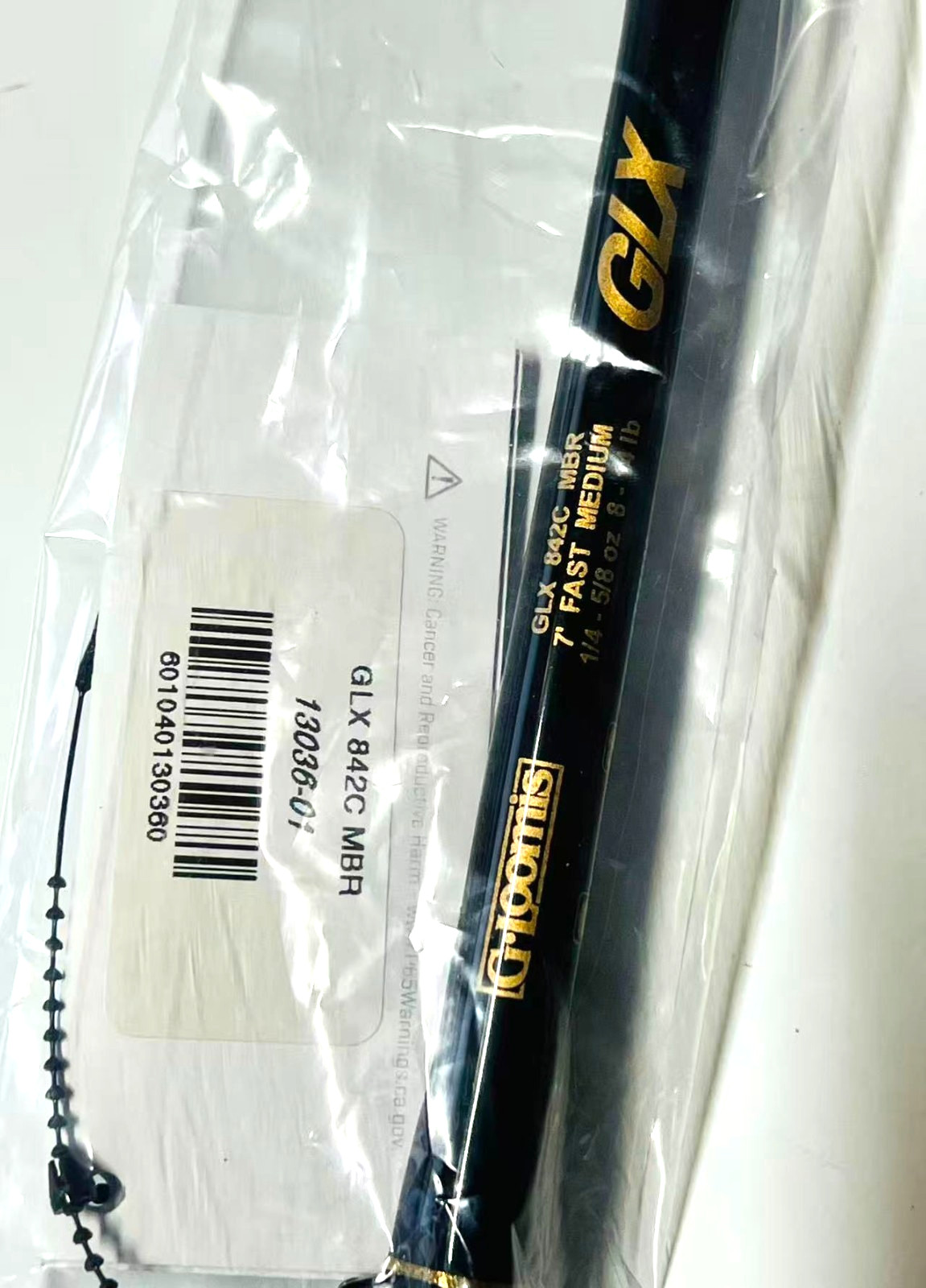 G. Loomis GLX 842C MBR 7′ Mag Bass Medium Casting Rods – New