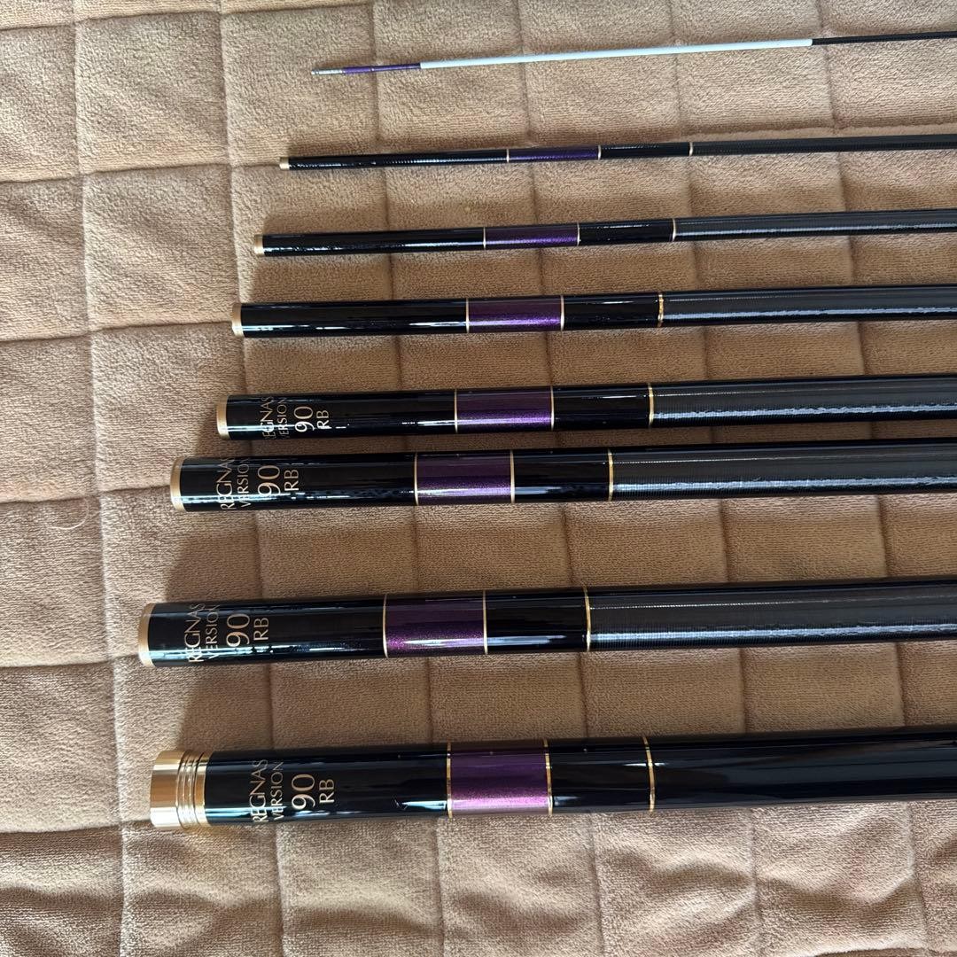 Shimotsuke Legnas Fishing Rod 12-25cm Trokar Used 8pc, 9m Length