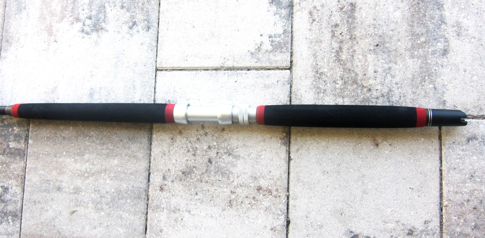 TOP-QUALITY Custom Live-Bait Stand-Up Rod: 6’7″; 15-40lb – GOOD WORKING USED CD!