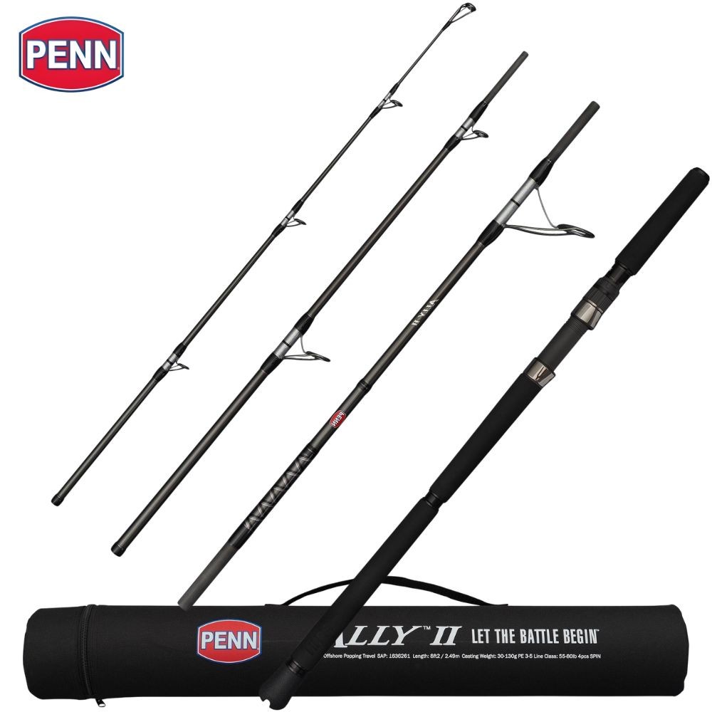 PENN Saltwater Fishing Travel Rod ALLY II OFFSHORE CASTING 2.33m/Max 150g