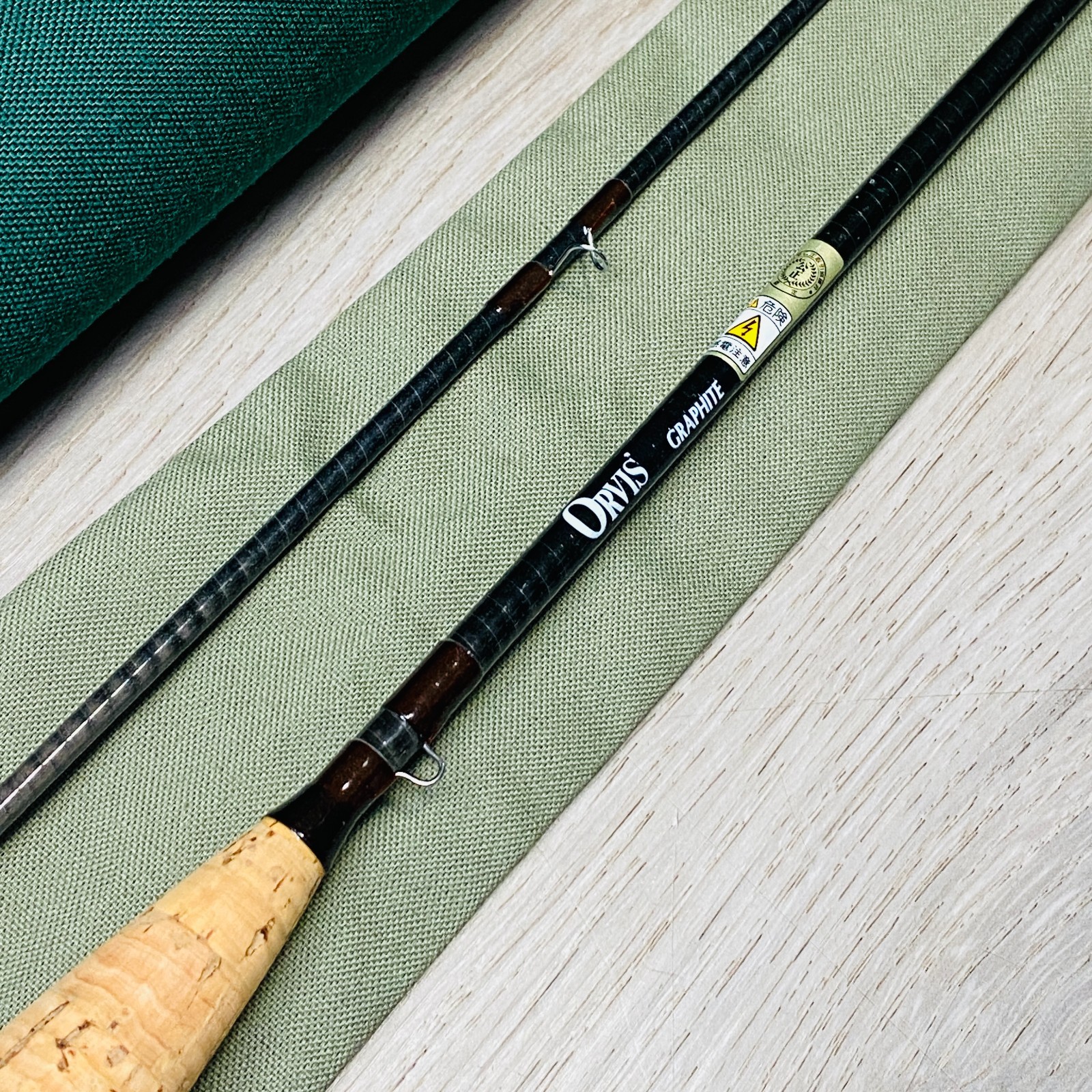 Orvis Superfine Seven Eleven 7’11” 4wt Fly rod w/Tube Socks 1296