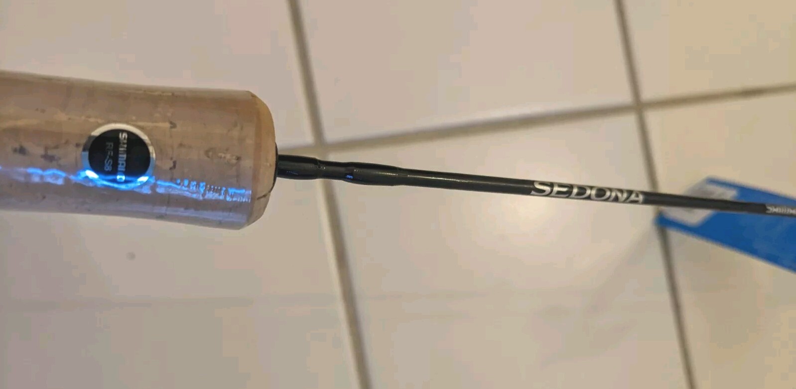 Shimano Sedona UltraLight 30″ Ice Fishing Rod AA Cork Grip, Well Made 2-4Lb Test