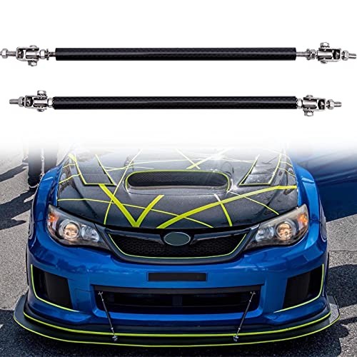 2PCS Adjustable Splitter Strut Rods, 8″-13″ Front Lip Strut Rod 10″-13″ Carbon