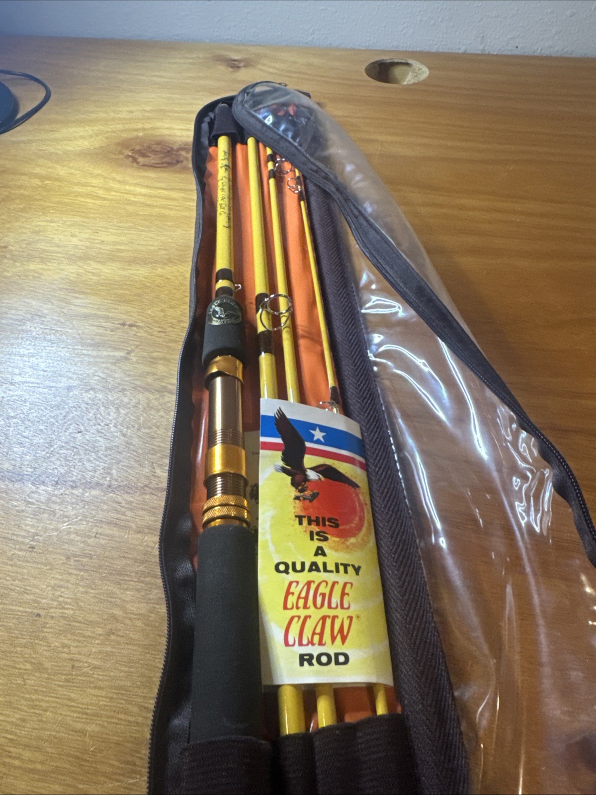 EAGLE CLAW Pack It Rod Spin /Fly 7’6″ 4Pc Medium #PK601-76 Great Condition. NEW