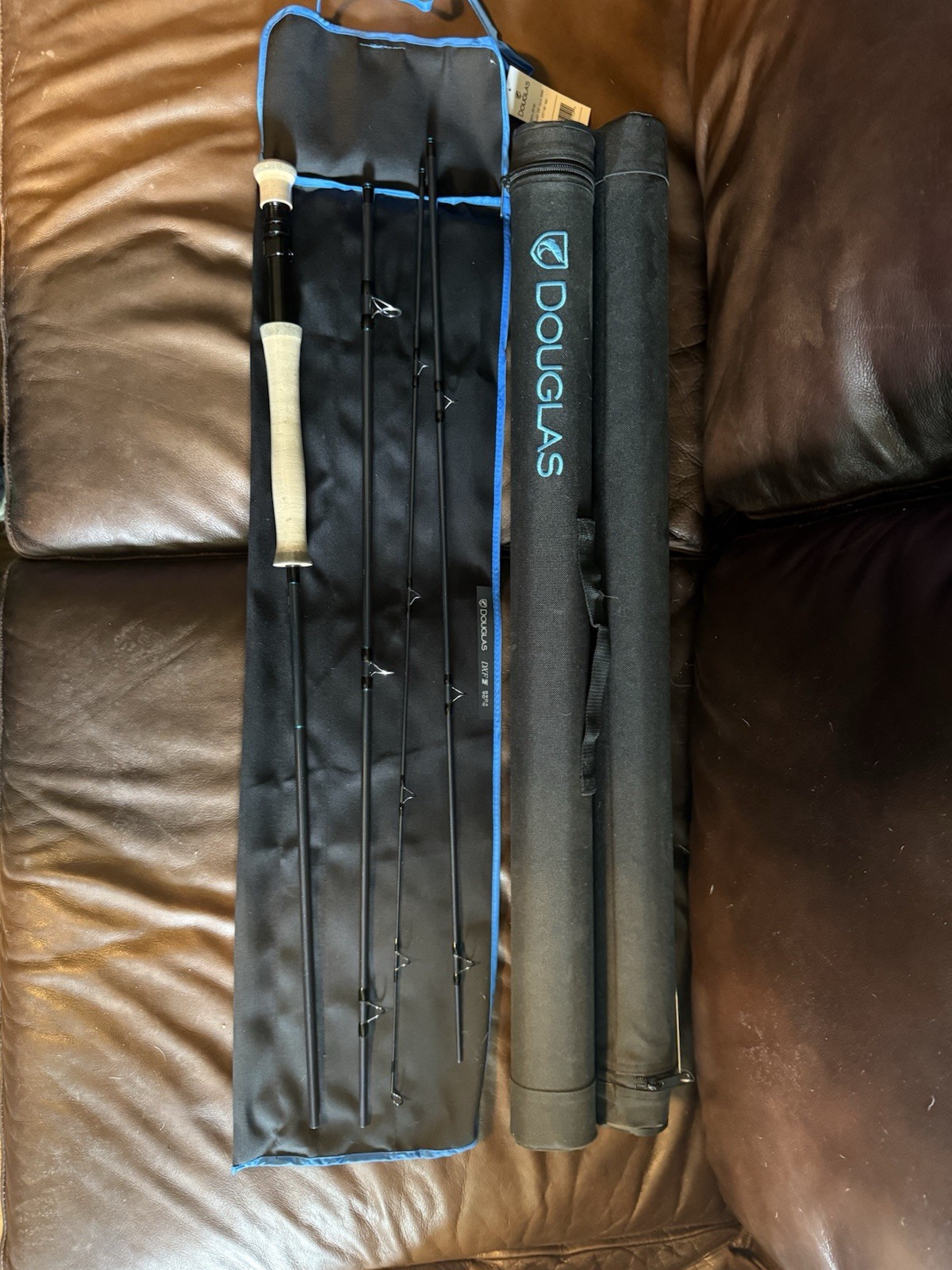 Douglas DXF Gen2 7904 Fly Fishing Rod 9′ 7wt 4pc Cork Handle