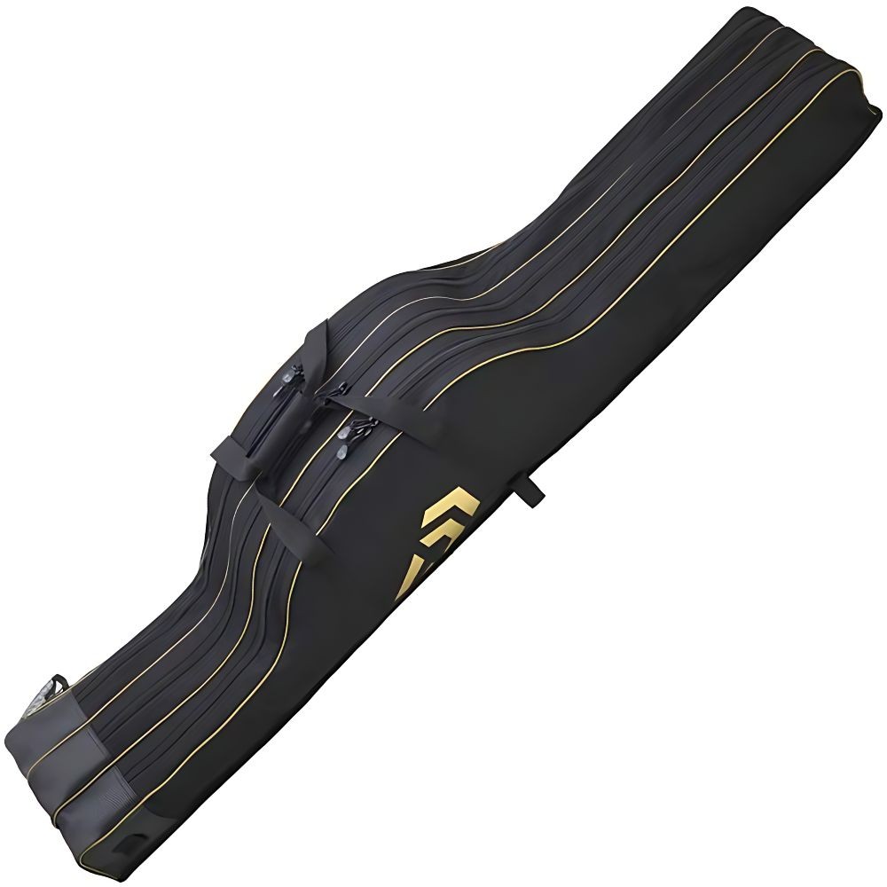 DAIWA Semi Rigid Surf 3Rod & Reel Holdall 160cm Black/Gold
