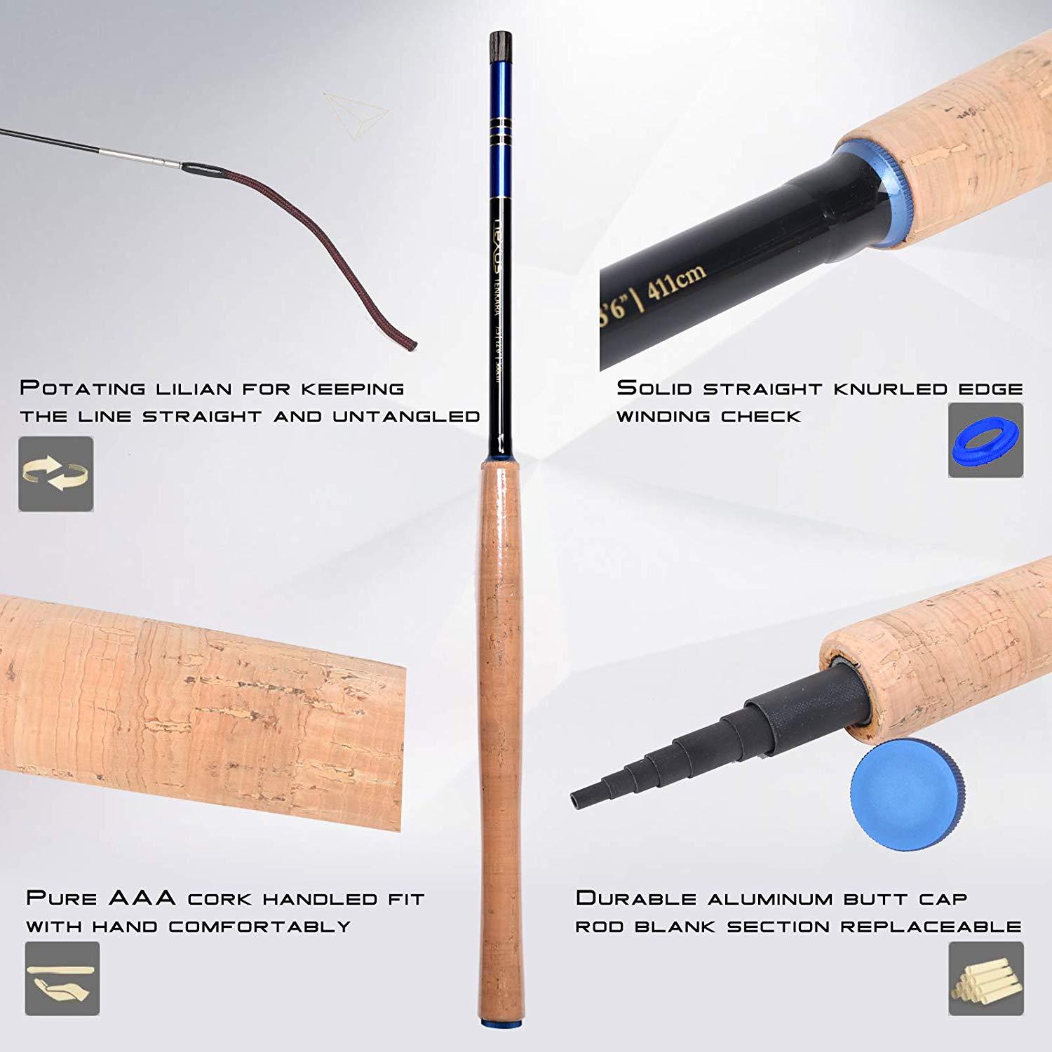 Maxcatch Nexus Tenkara Fly Fishing Rods 12’/13’/14’7”/13’6” Telescopic Pole