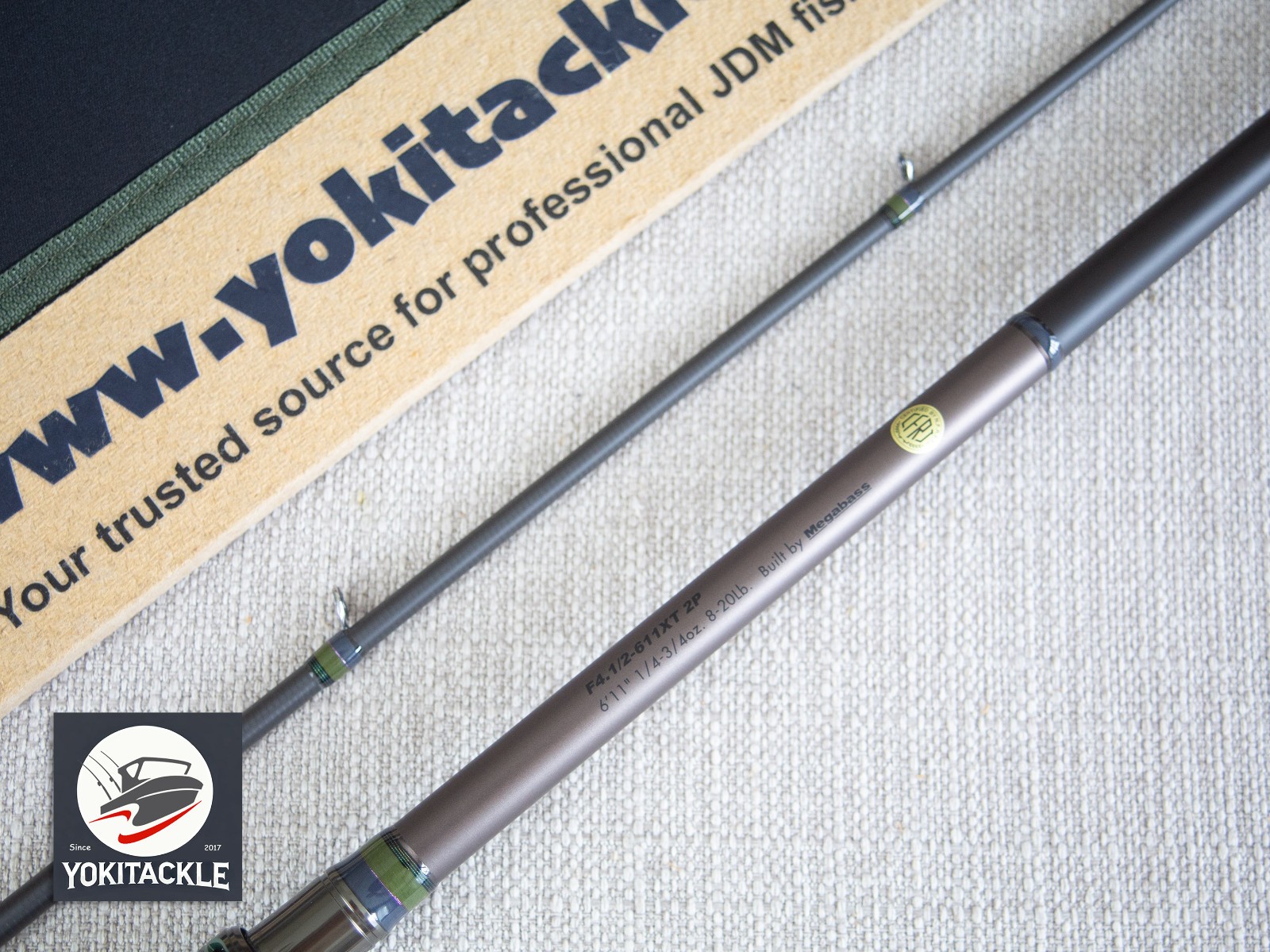 Megabass OROCHI X10 F4.1/2-611XT 2P Baitcasting Rod for Bass
