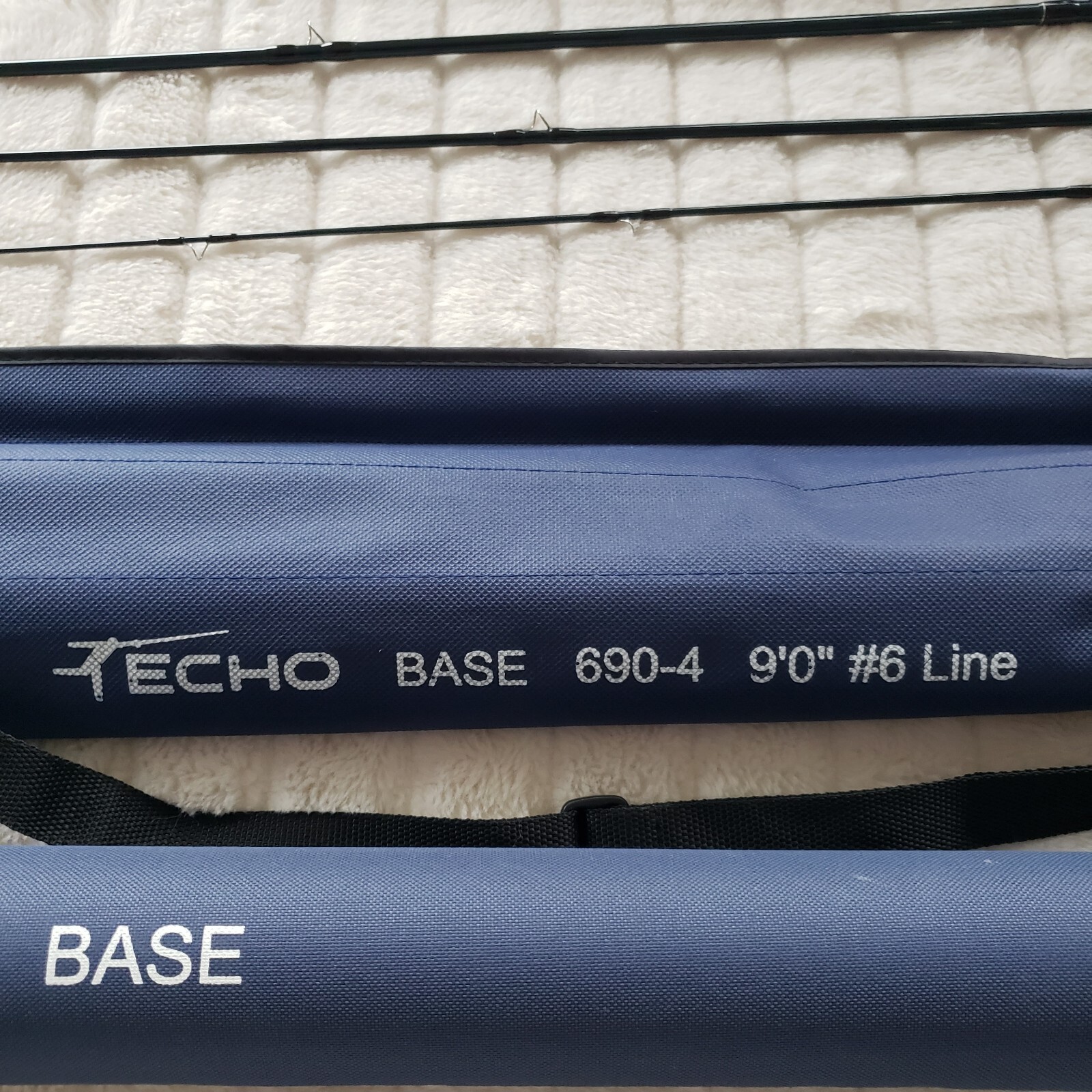 Echo Base 690-4 Fly Fishing Rod – 9′ 0″ Weight 4 Piece – #6 Line With Case
