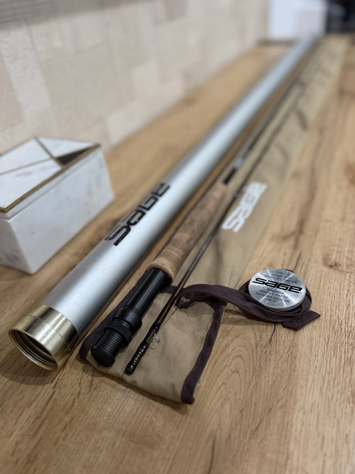 vintage Sage Graphite II GFL 580 DS fly rod Please Make An Offer
