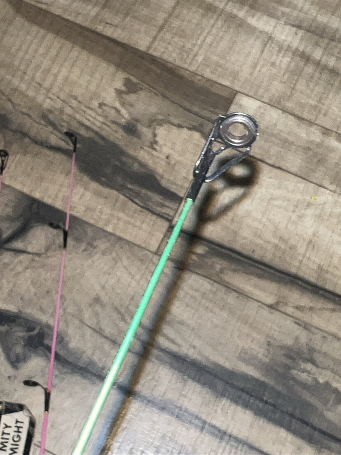 (3) Master Mighty Mity 24″ Ice Fishing Rods Ultra Light Never Used Pink Lady
