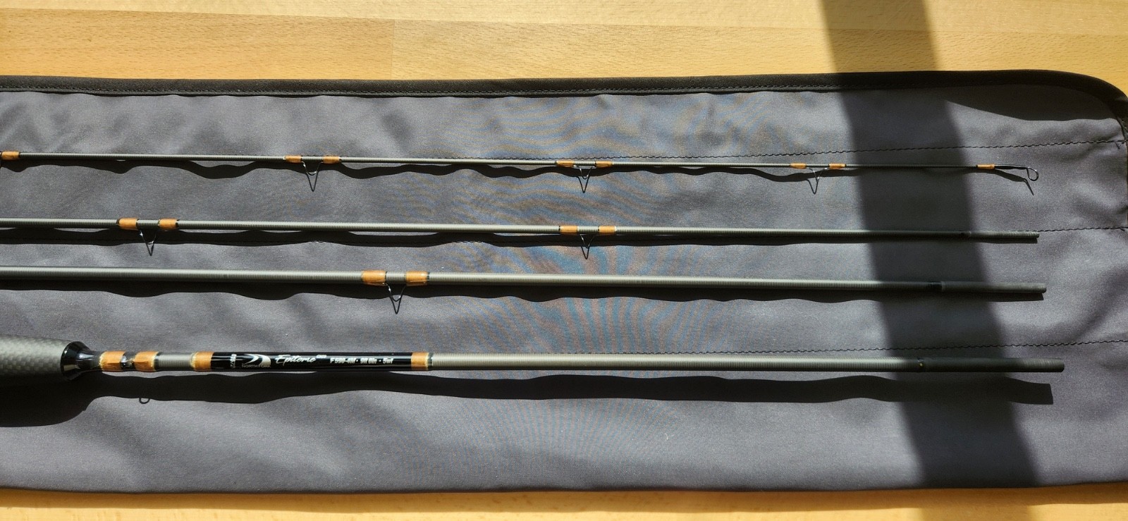Custom premium 9ft 5wt fly rod Loomis air carbon Epitome blank (medium)