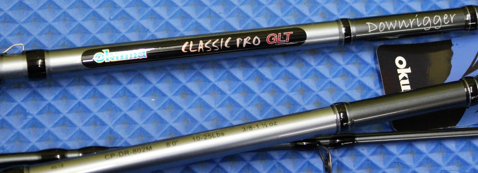 Okuma Classic Pro GLT Downrigger Rods CP-DR-802M 2-Pack