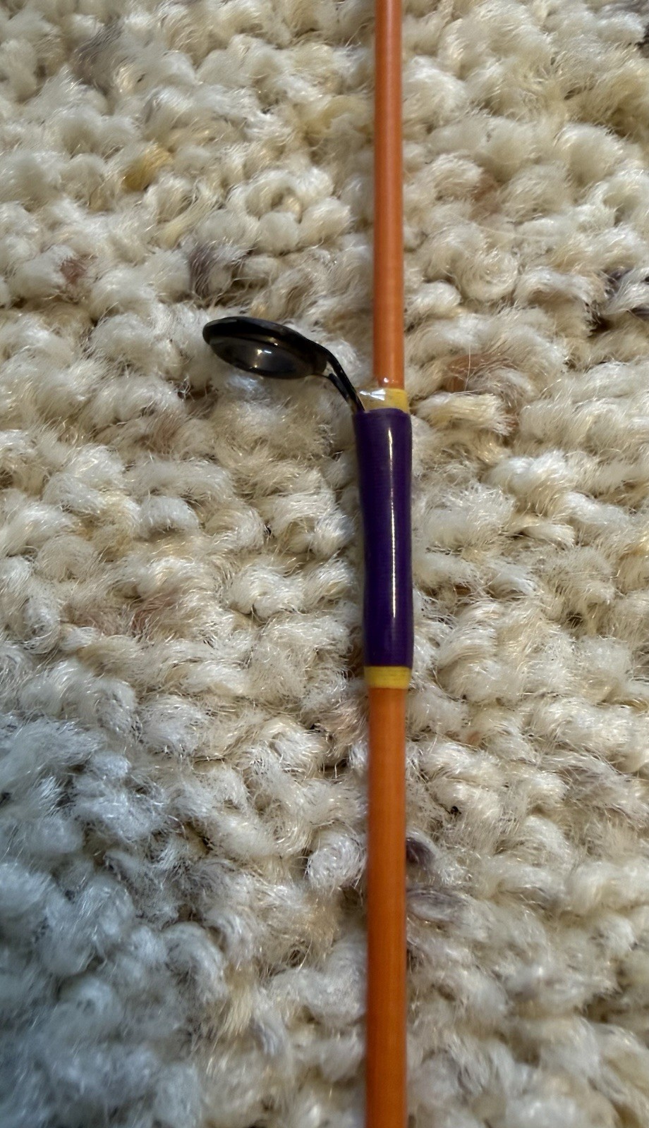 ***RARE*** Orange Glass Kencor “Magnaglas” XL-2 UL Trout (2) Piece Fishing Rod