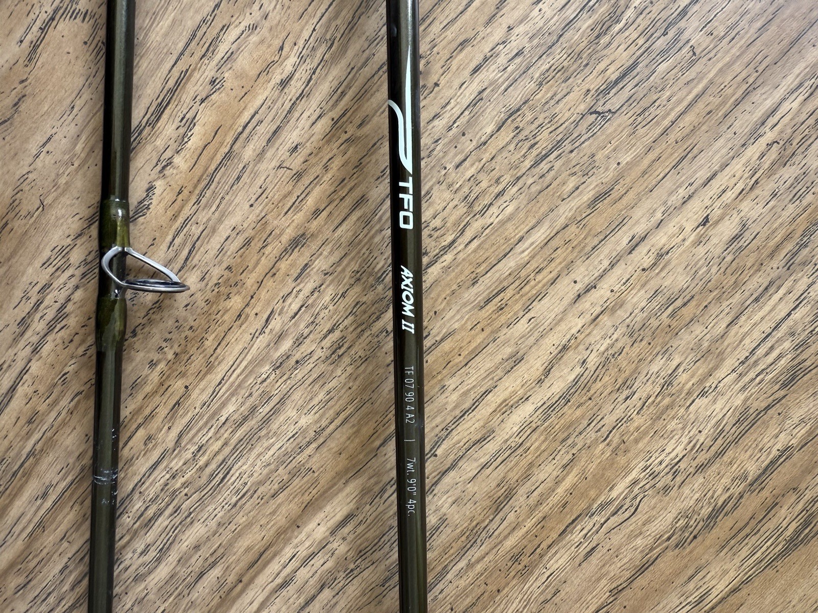 TFO Axiom II TF 07 90 4 A2 / 7wt 9ft 4pc Fly Fishing Rod