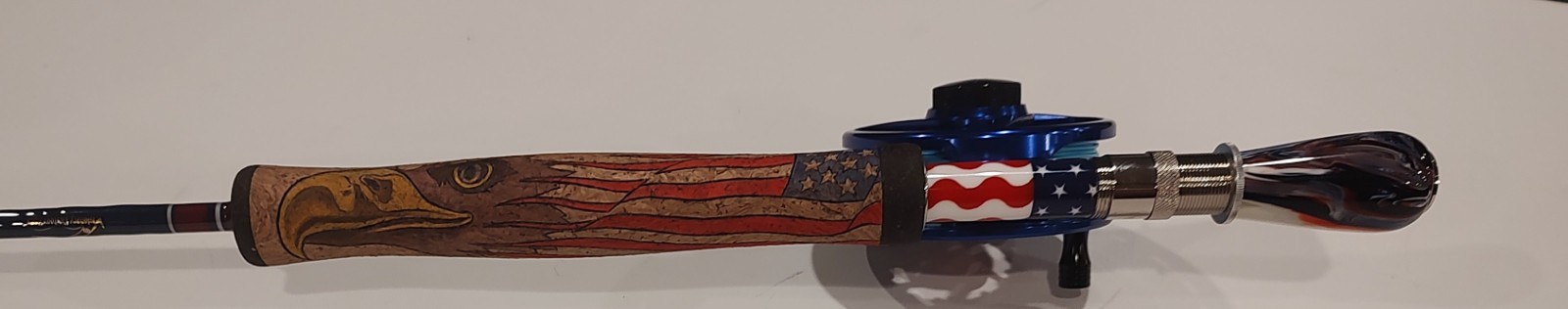 Custom Built St. Croix Imperial 5 Wt Fly Rod in Patriotic Red, White & Blue