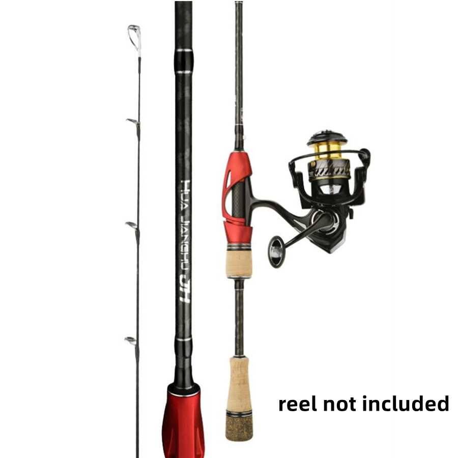1.8M Carbon Fiber Rods Spinning Casting Fishing Rod Portable Fiber Fishing Pole