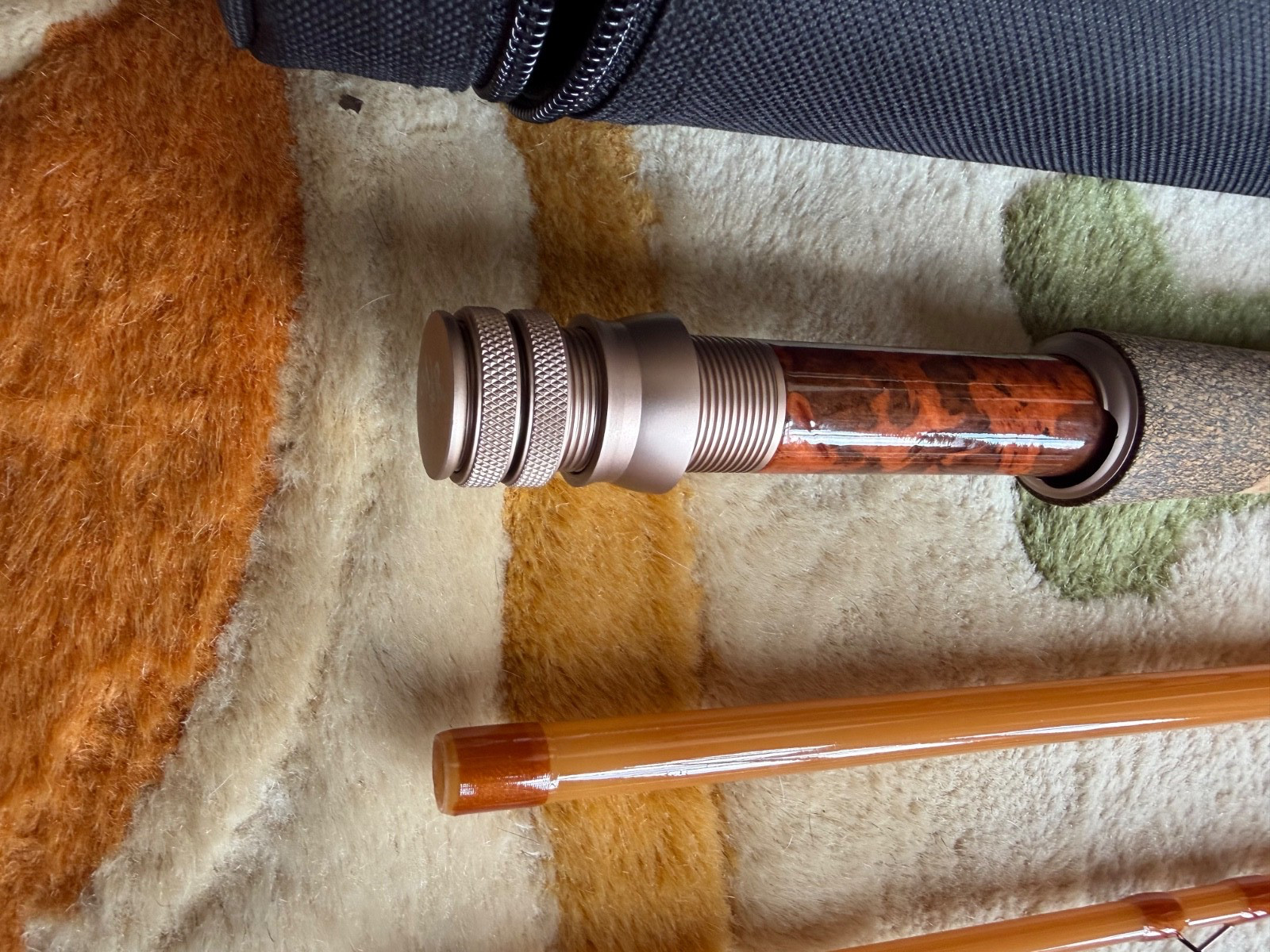 MOONSHINE REVIVAL Fiberglass 5 wt 8 foot fly rod