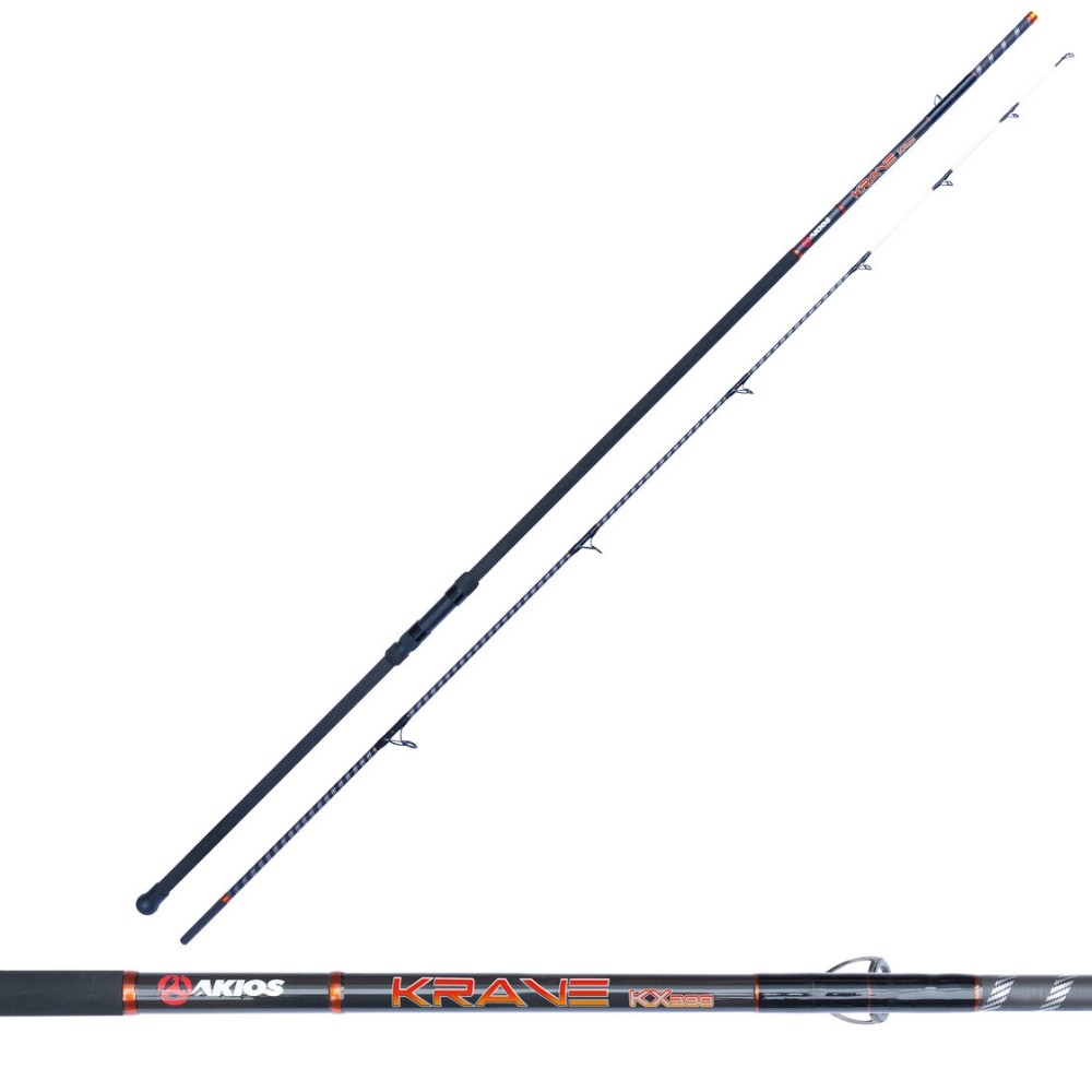 AKIOS Saltwater Fishing Surfcasting Two Piece Beach and Estuary Rod KRAVE SX390