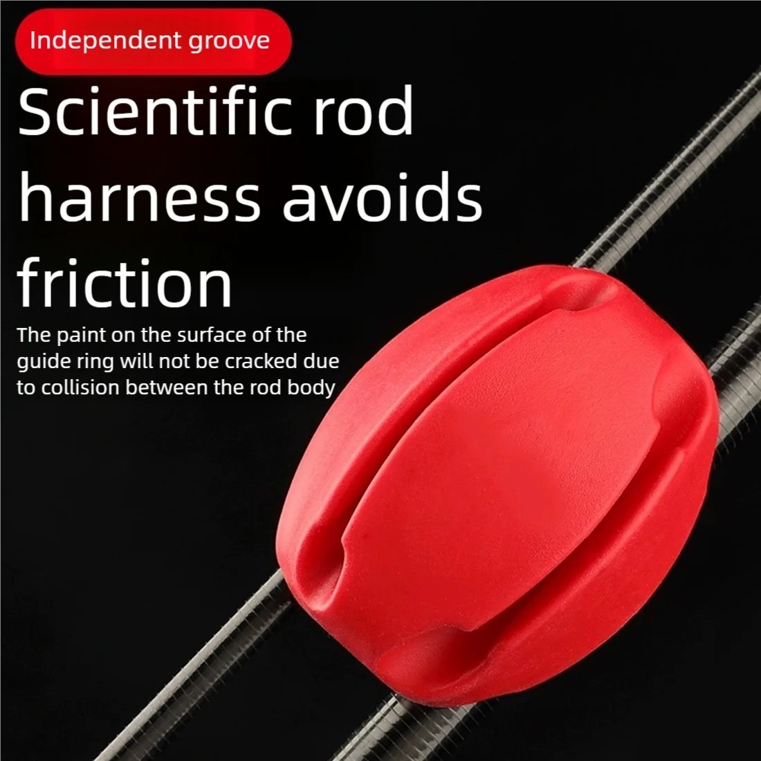 4Pcs Fishing Rod Clips Ball Rod Retaining Holder Protector Device Fishing Tools