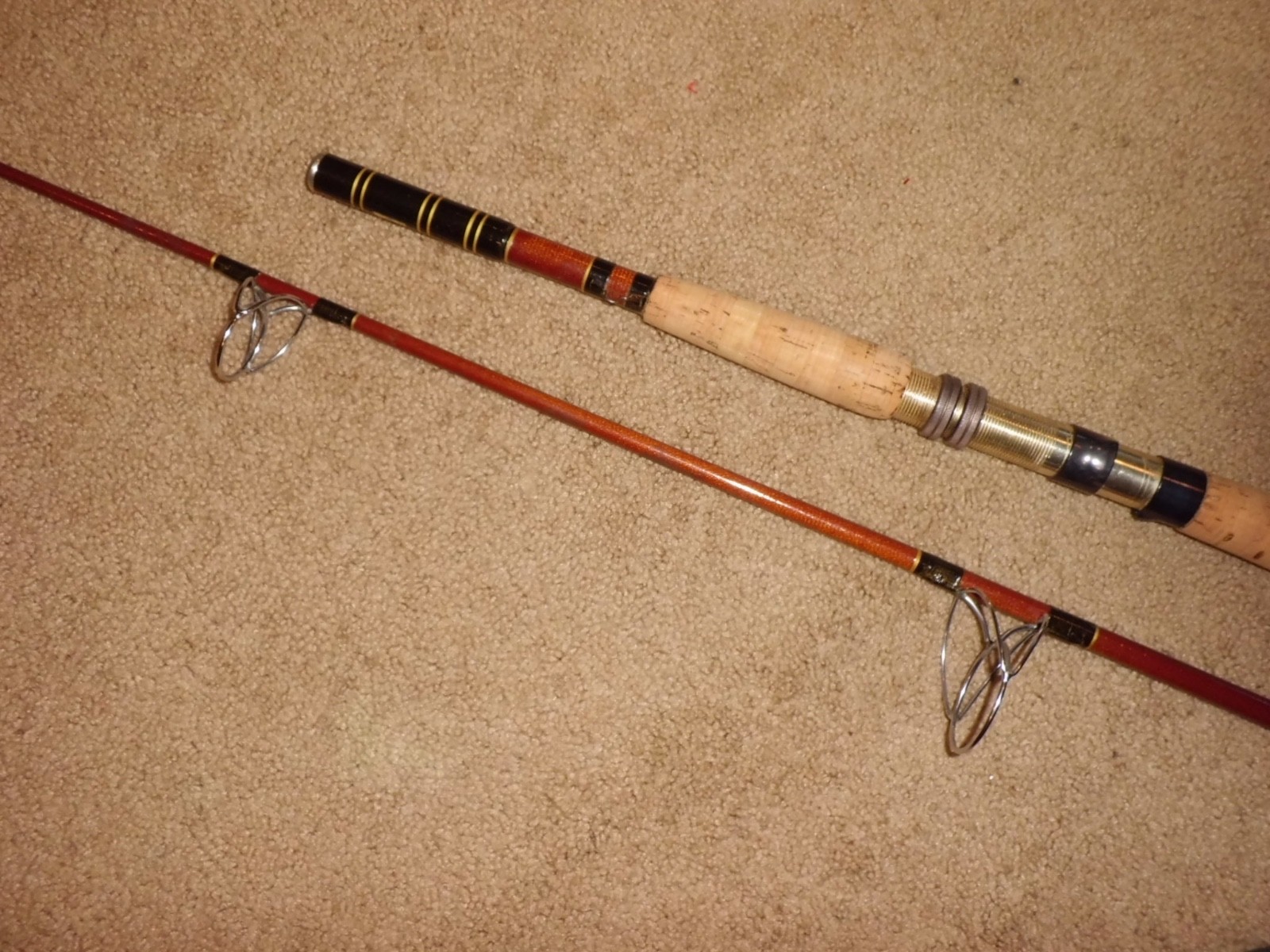 Vintage SILAFLEX Spinning Surf 8′ Rod made in USA