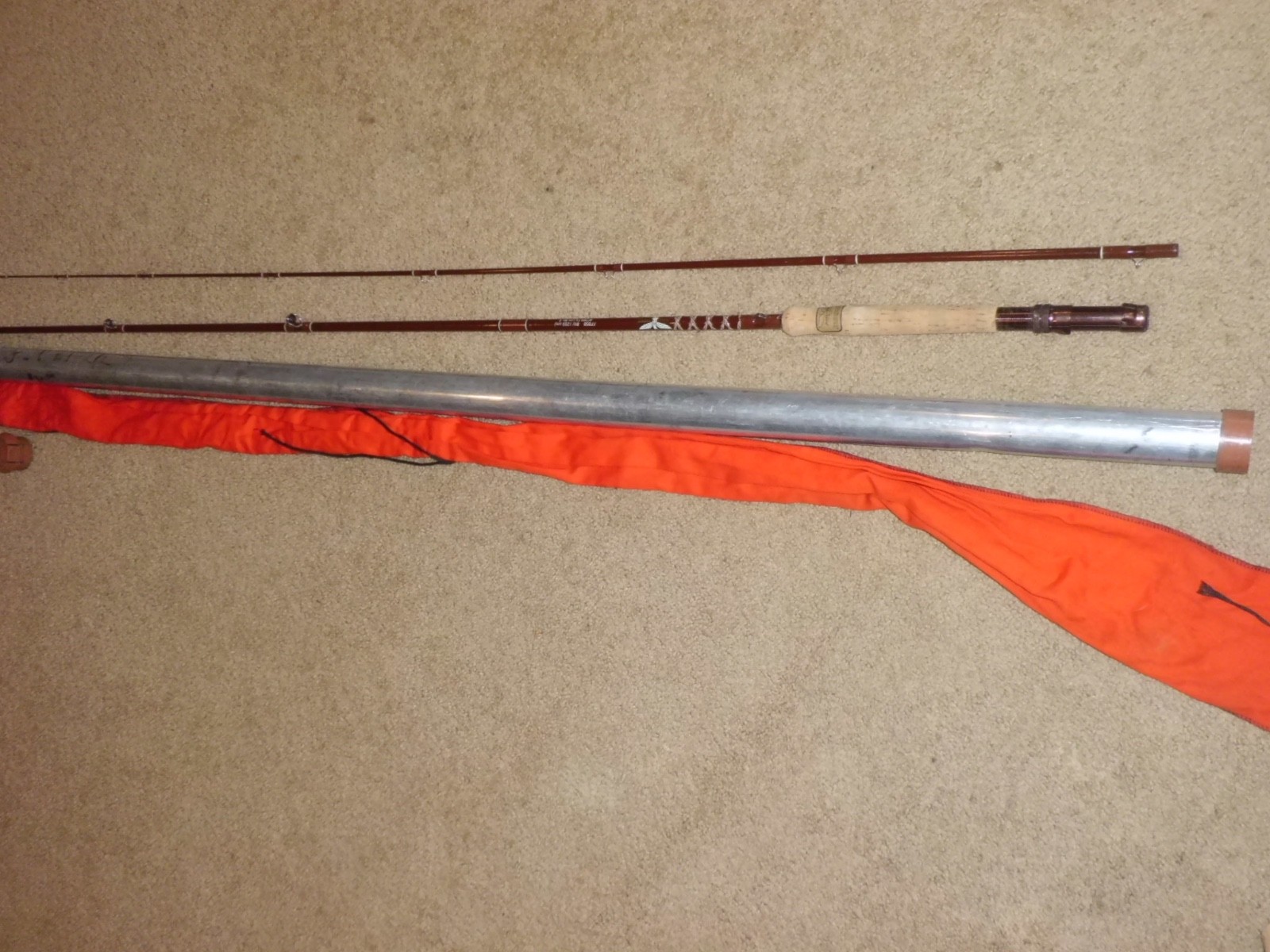 Vintage FENWICK Woodstream FF858 Fly 8’6″ Rod made in USA- 8 fly line- # S45764