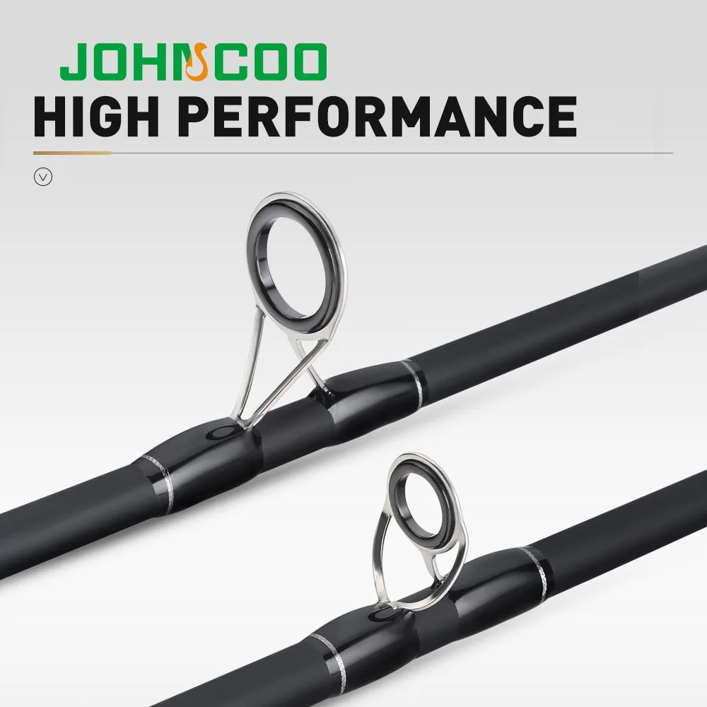 JOHNCOO Carbon Fishing Rod 2.7m 3.0m MH H Power Spinning Sea Bass 3 Section