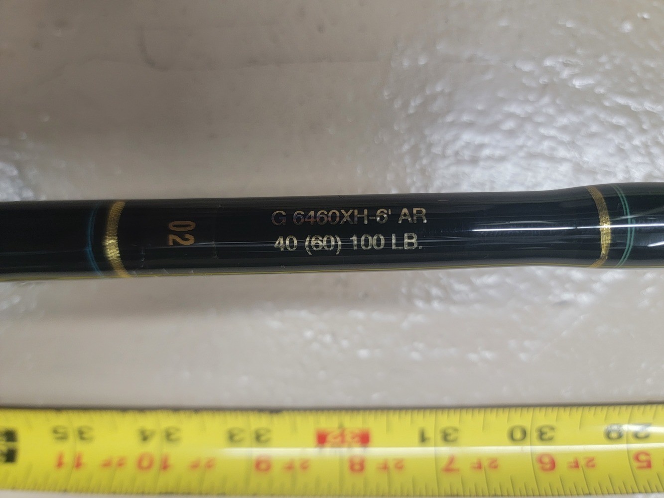 Seeker Fishing Rods G 6460XH-6′ AR Black Steel Graphite 6 Foot Fishing Rod