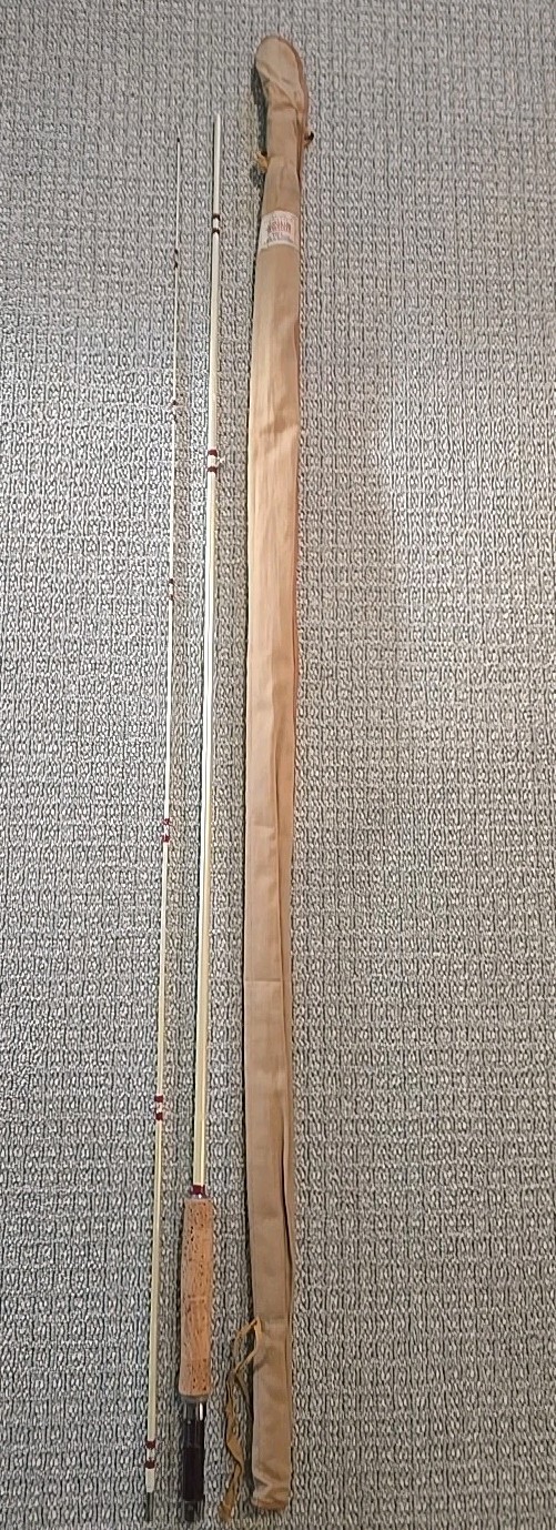 Outstanding Union Hardware Pearl 8 1/2′ metal fly rod