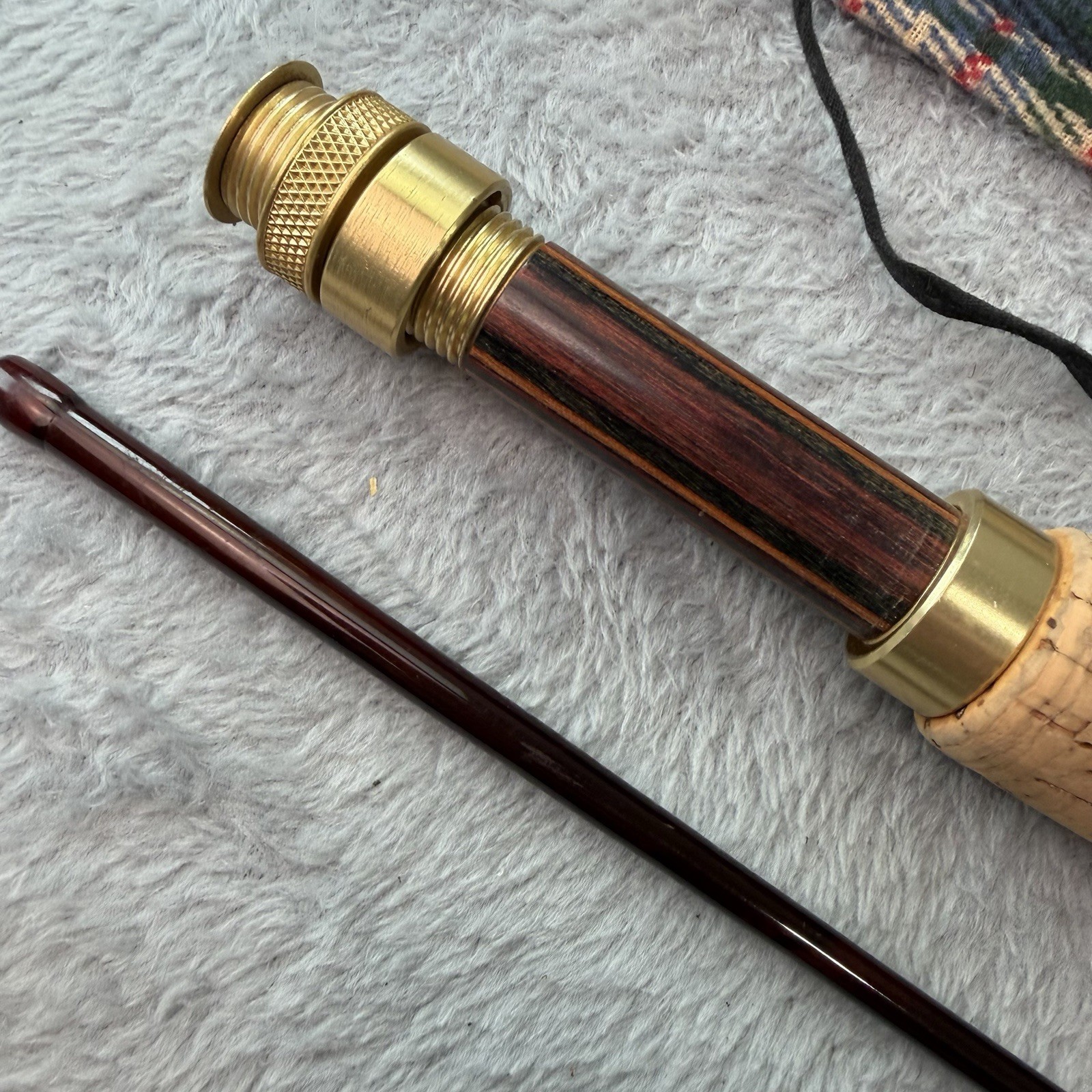 Vtg G Loomis IM6 9′ #3wt 2pc Fly Rod + Original Case & Sock EXC Y248