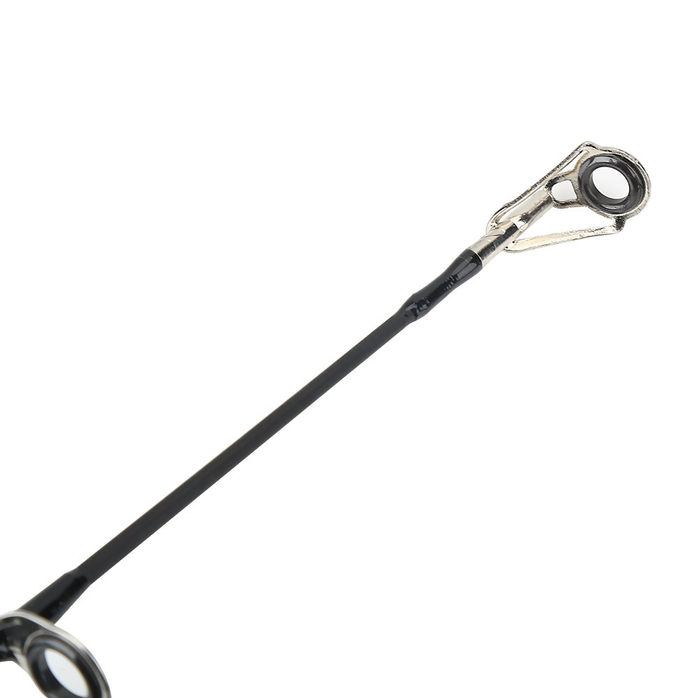 Black 80cm Portable Telescopic 4 Section Fishing Rod Pole Tackle Accessory Y