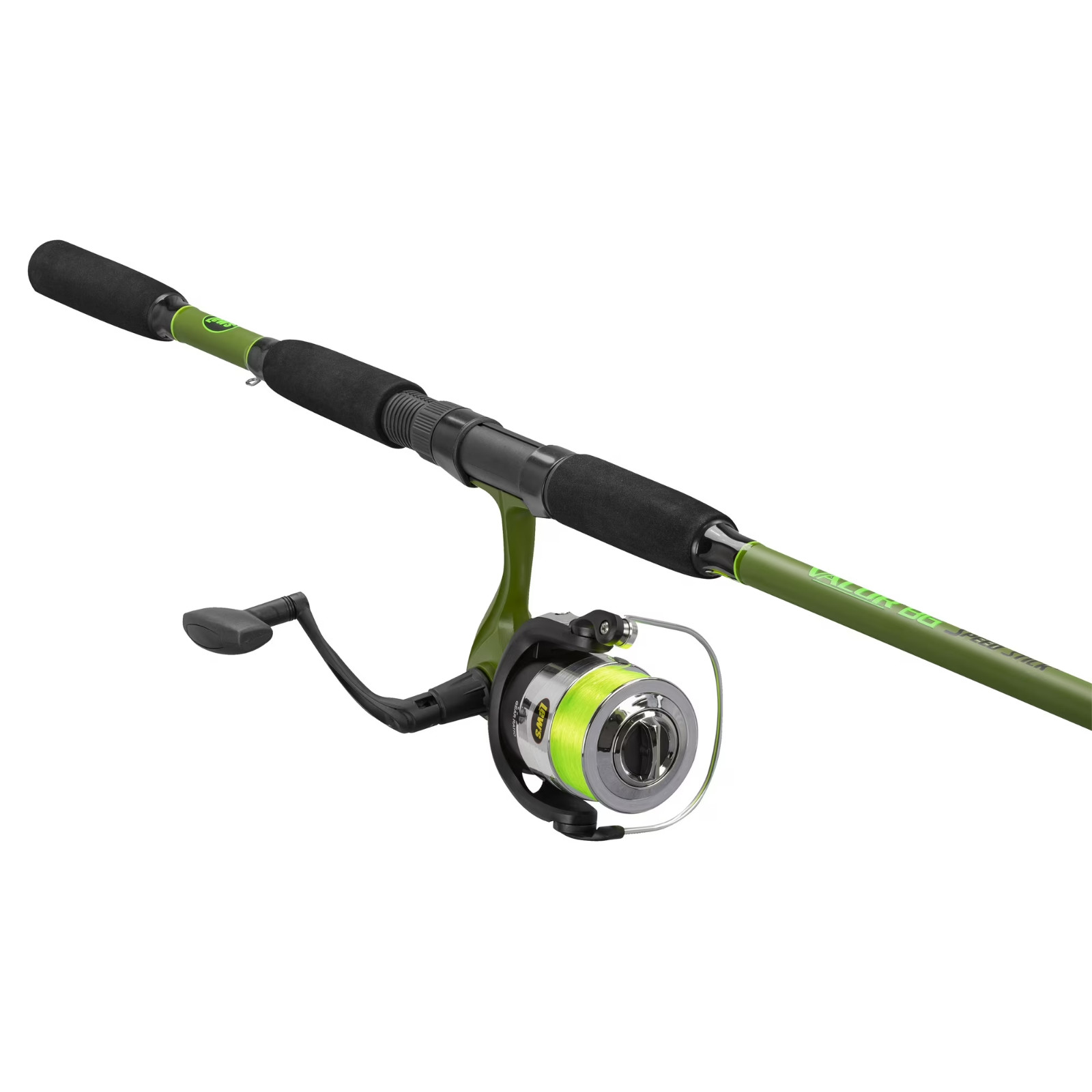 Lew’s Valor 7′ Medium Heavy Action Big Game Spinning Rod and Reel Fishing Combo