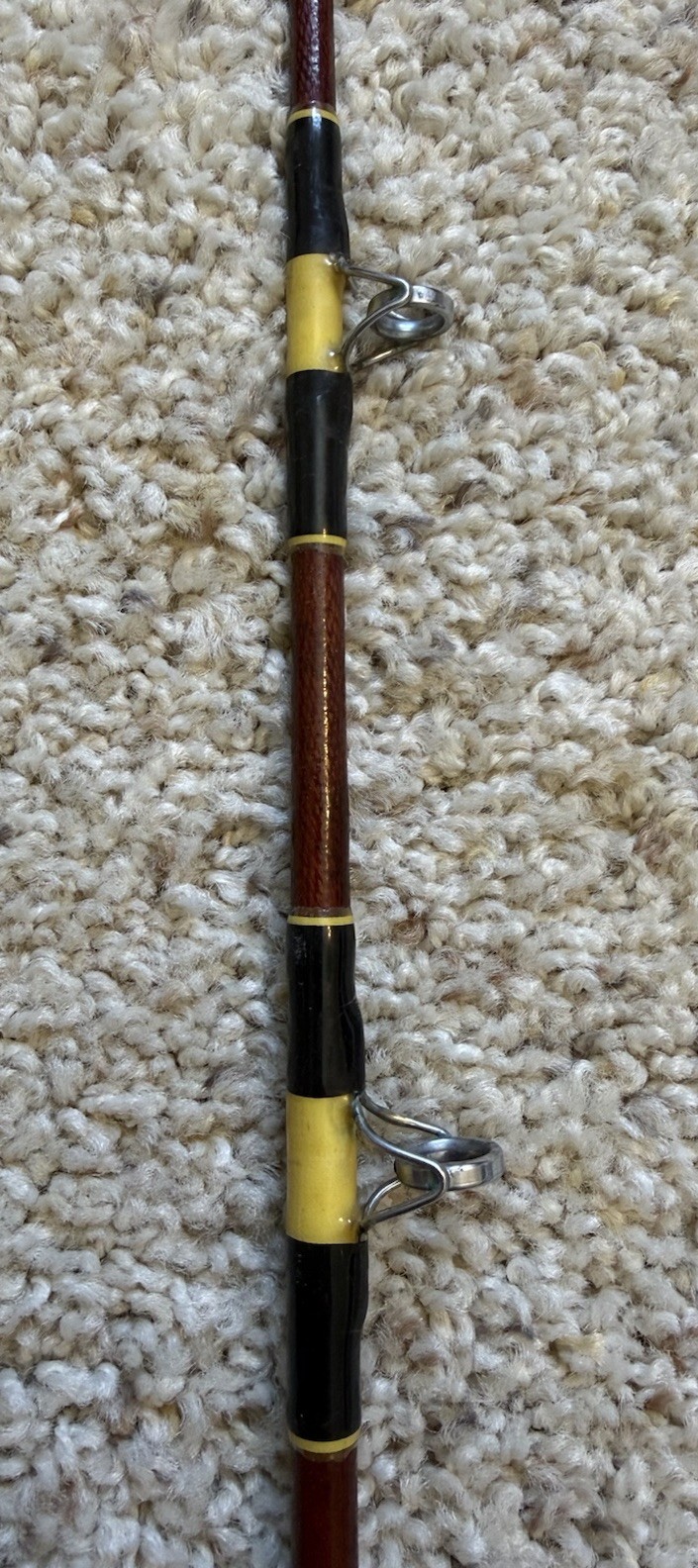 Vintage TruLine TT-65C Conventional Saltwater Fishing Rod….. “Custom”!!!