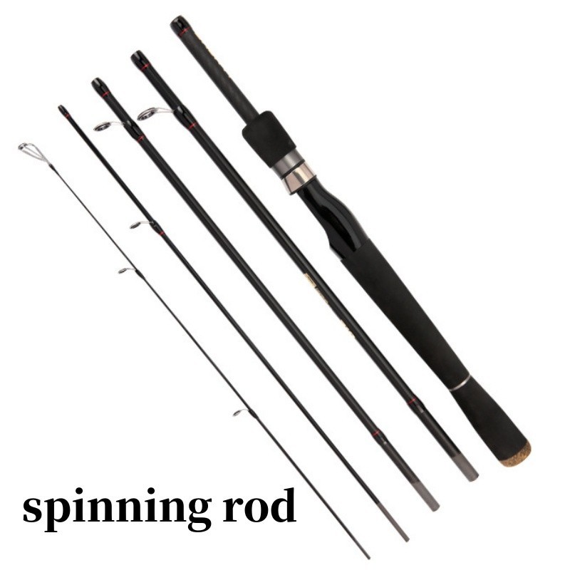 Portable Fishing Rods Ultra Light Carbon Fiber Spinning/casting Rod Carp Fast