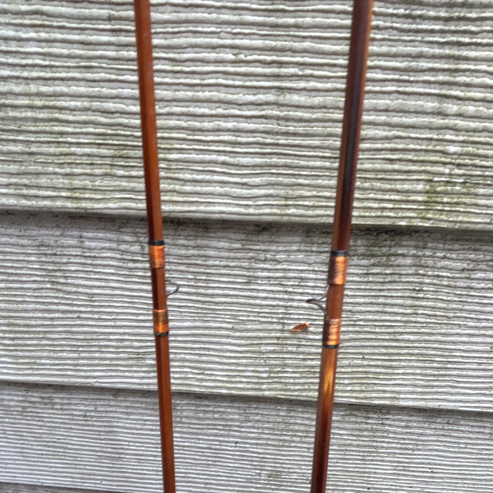 Wards Thoroughbred 9ft 4pc Split Bamboo Casting Rod never used original case