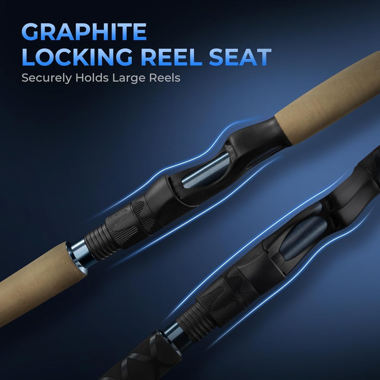 ReKon Saltwater Spinning Rod, KastFlex IM6 Carbon Graphite Blank, Zirconium C…