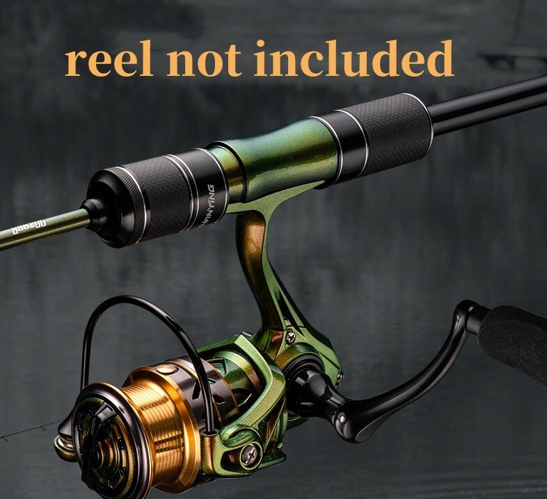 Fishing Rods 5.51FT Casting Spinning Rod Carbon Fiber 2 Section Lure Poles Bass