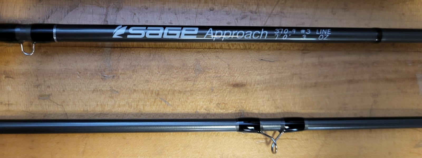 Sage Approach 370-4 7′ 3wt 4pc Fly Fishing Rod Graphite III Excellent condition