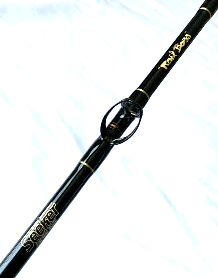 Seeker RR 60-6 1/2’C Rail Boss 50-80Lb trolling 6.5FtFishing Rod made in USA