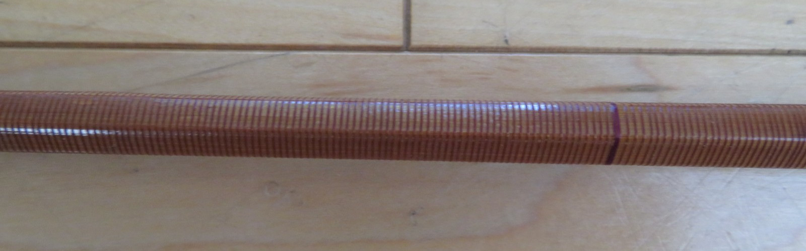 Vintage Crown Japanese 8′ Bamboo Fly Fishing Rod Set w/ Crown Brand Box & Gear