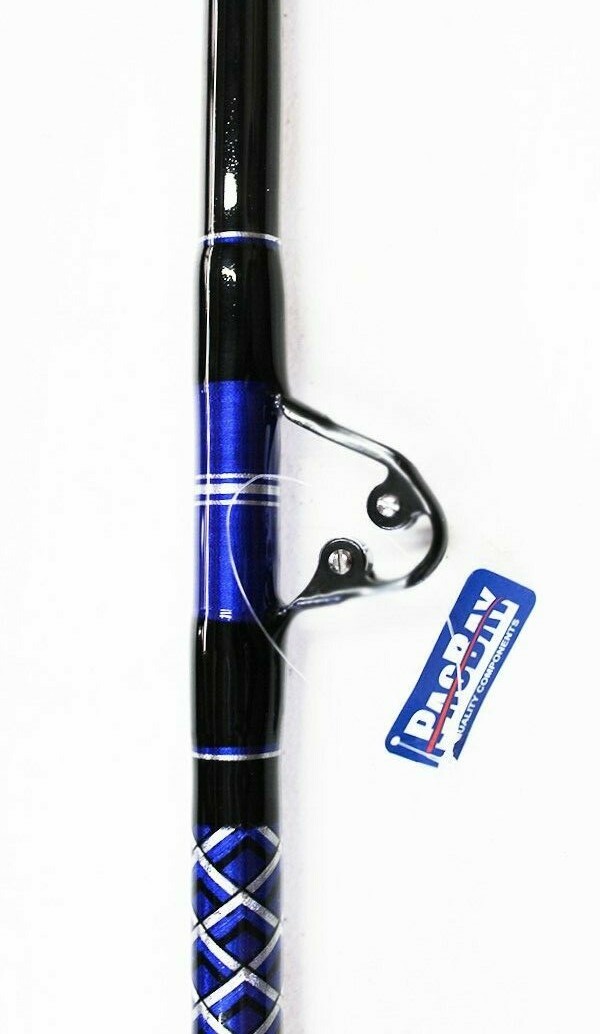 Xcaliber Marine Set (4) Tournament Series 30-80lb Trolling Rod Blue and Silver