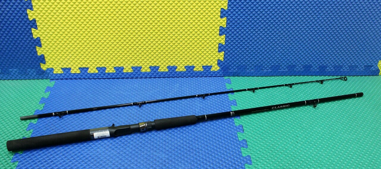 Okuma Classic Pro Black 7′ 0″ 2-Piece Medium Lead Core Trolling Rod CP-LC-70