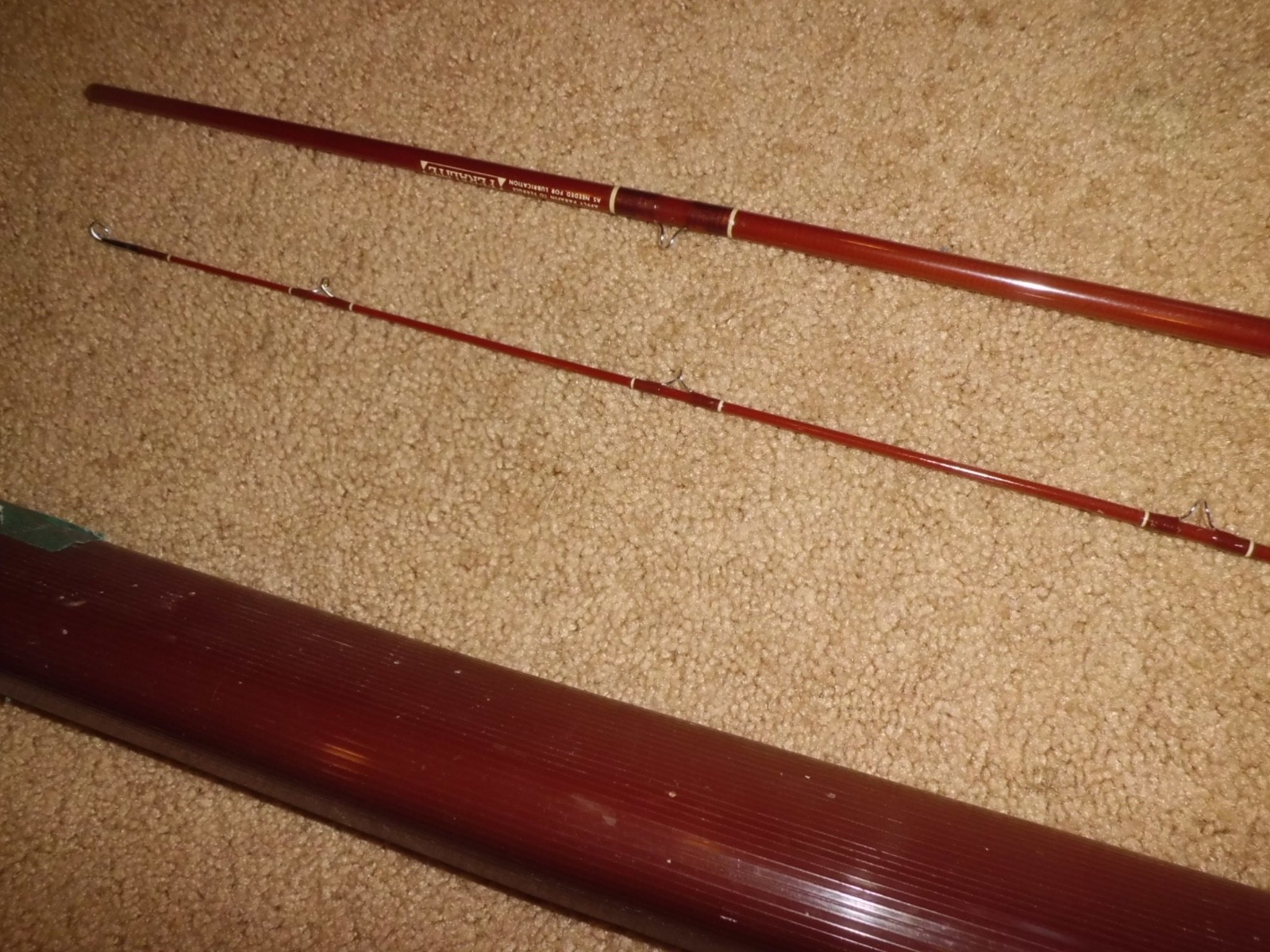Vintage FENWICK Feralite FF80 Fly 8′ Rod made in USA- 7-8 fly line #F47527