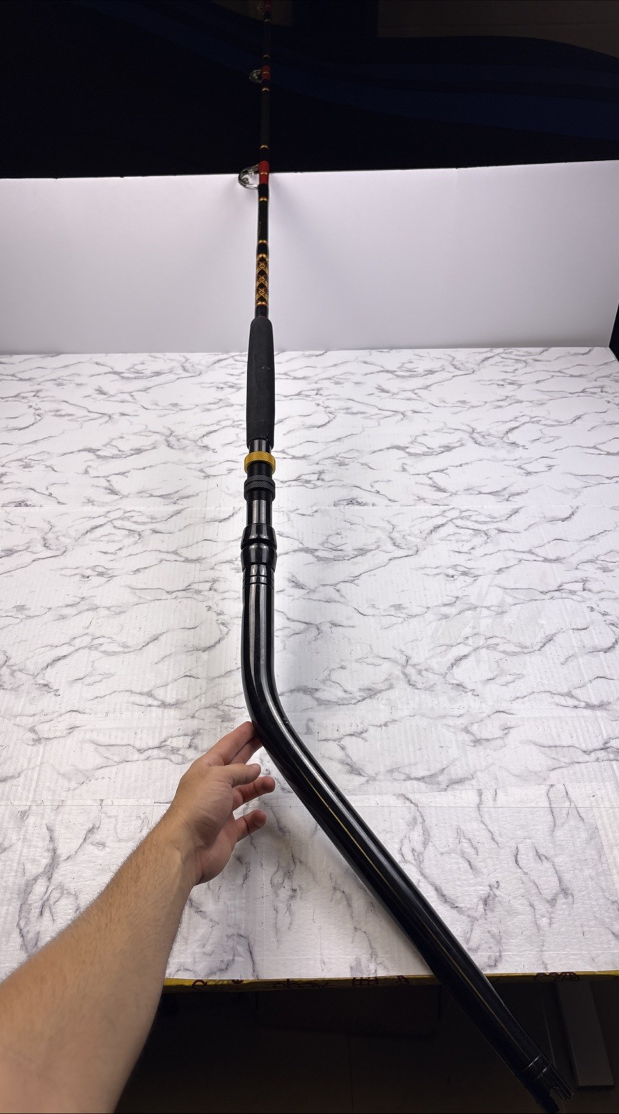 Custom Made Fishing Rod With AFTCO Curved Butt #2 Offshore Big Game Pole