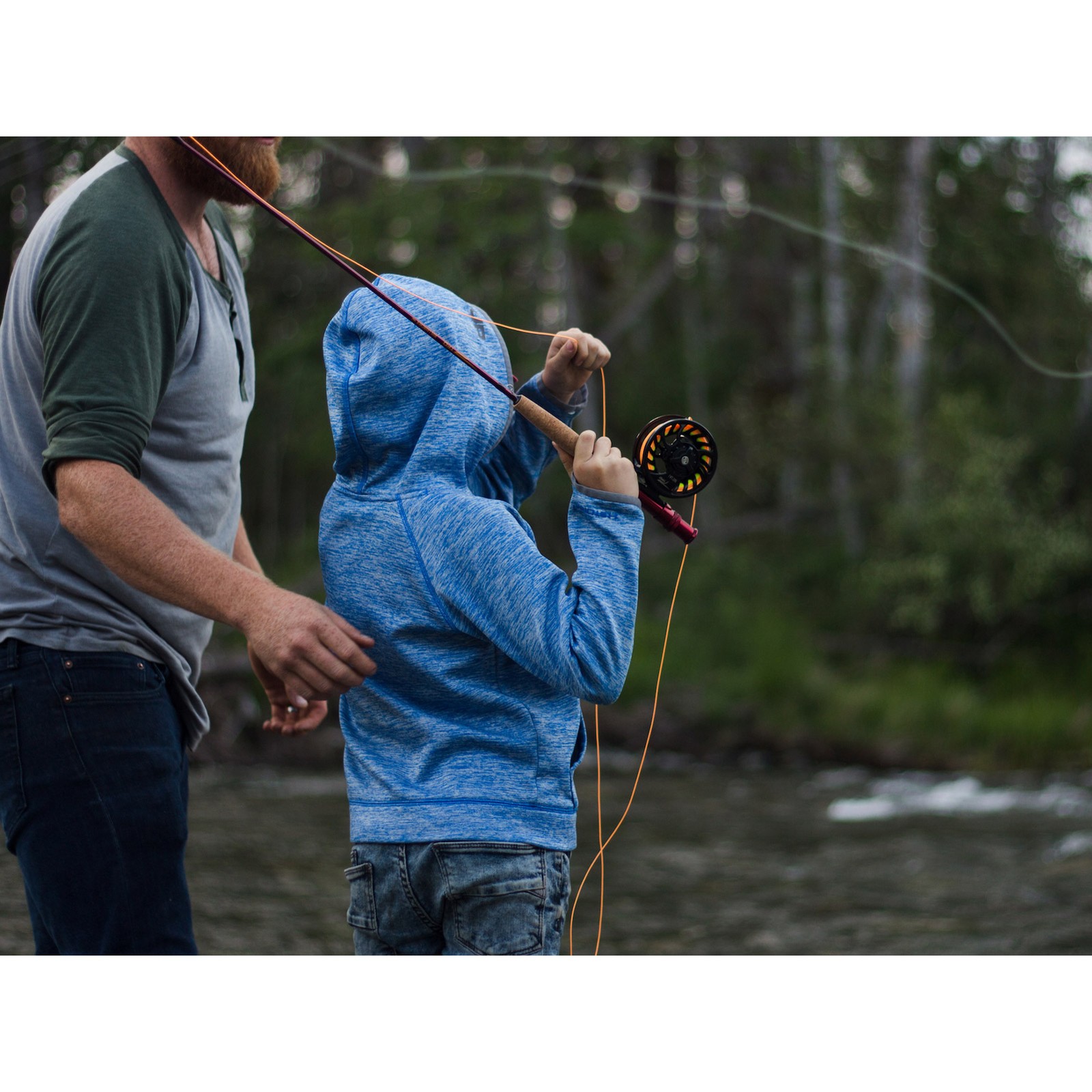 TEMPLE FORK OUTFITTERS Bug Launcher 5-6wt 8ft 2pc Fly Rod (TF-BL-56)